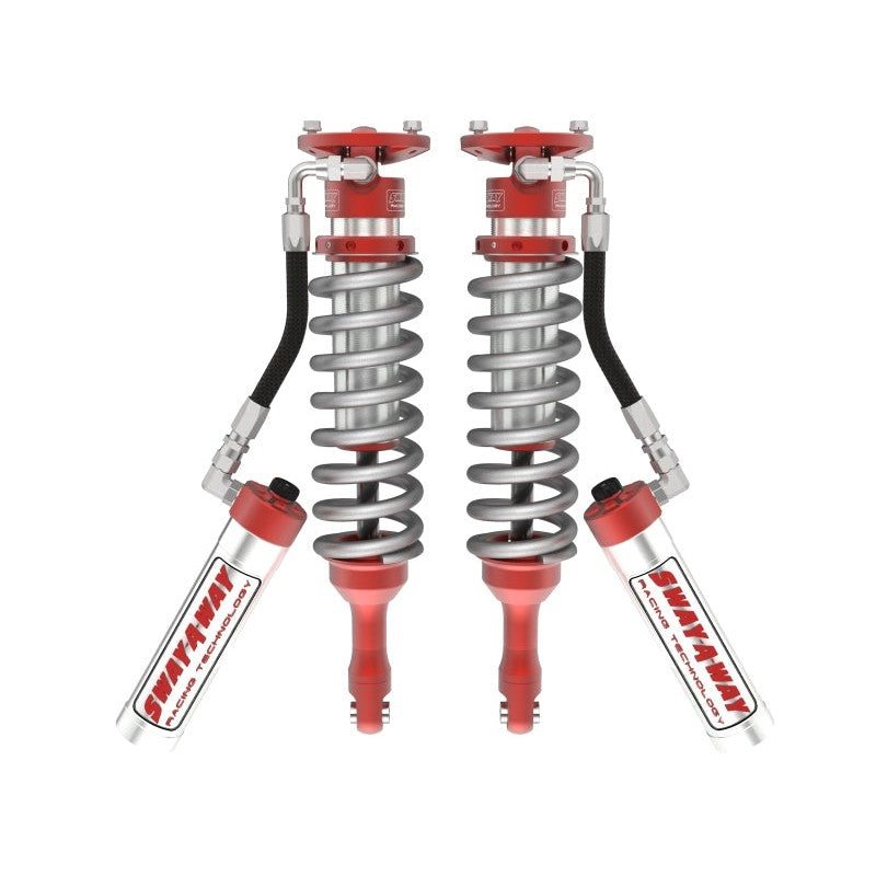 aFe Sway-A-Way 2.5in Front Coilover Kit w/ Compression Adjusters - 05-22 Toyota Tacoma