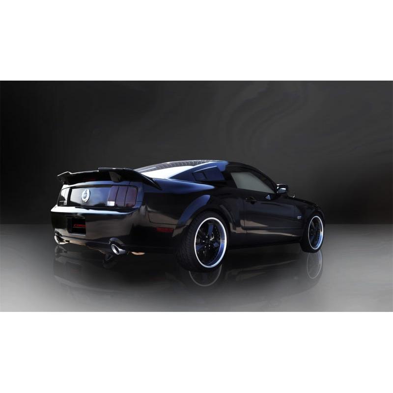 Corsa 05-10 Ford Mustang Shelby GT500 5.4L V8 Polished Sport Axle-Back Exhaust