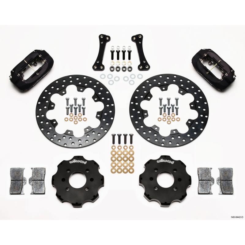 Wilwood Forged Dynalite Front Drag Kit Drilled Rotor Integra/Civic w/Fac.262mm Rtr - T1 Motorsports