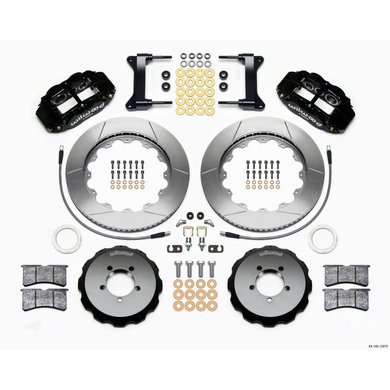 Wilwood Narrow Superlite 6R Front Hat Kit 14.00in 1999-2012 Subaru WRX w/Lines - T1 Motorsports