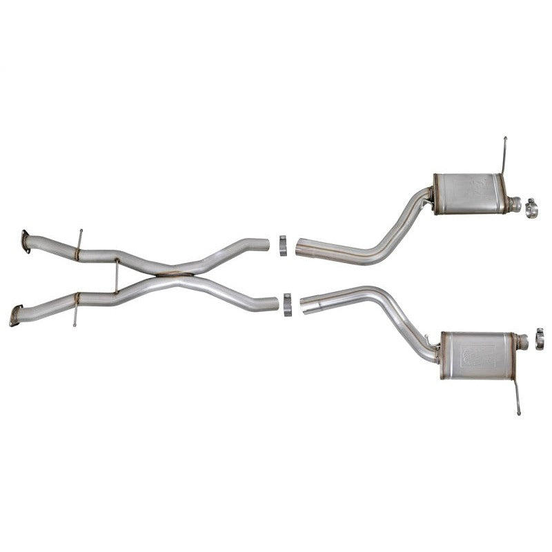 aFe MACHForce XP Cat-Back Exhaust Stainless No Tips 12-15 Jeep Grand Cherokee SRT/SRT-8 V8 Hemi 6.4L