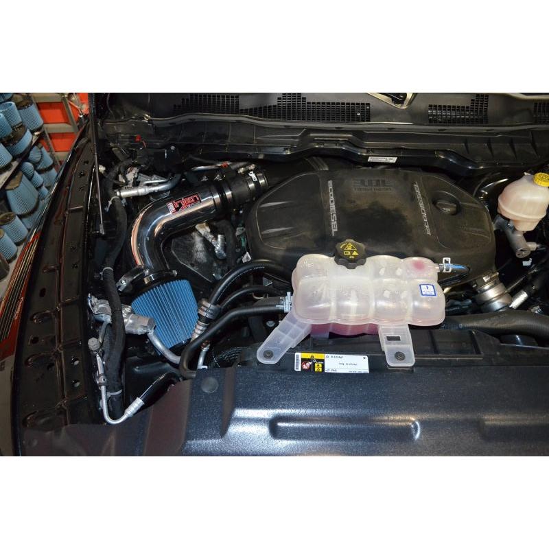 Injen 14-18 Dodge Ram 3.0L V6 Wrinkle Black Power-Flow Short Ram Intake - T1 Motorsports