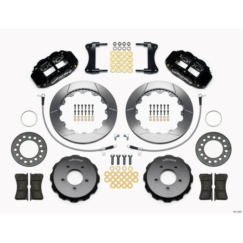 Wilwood Narrow Superlite 6R Front Hat Kit 12.88in 2005-Up Mazda Miata w/ Lines - T1 Motorsports
