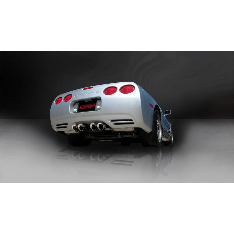 Corsa 2.5in X-Pipe Exhaust - 1997-2004 Chevrolet Corvette C5 Z06 5.7L V8