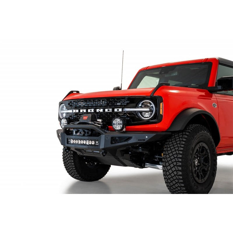 Addictive Desert Designs 2021+ Ford Bronco Rock Fighter Front Bumper - Hammer Black