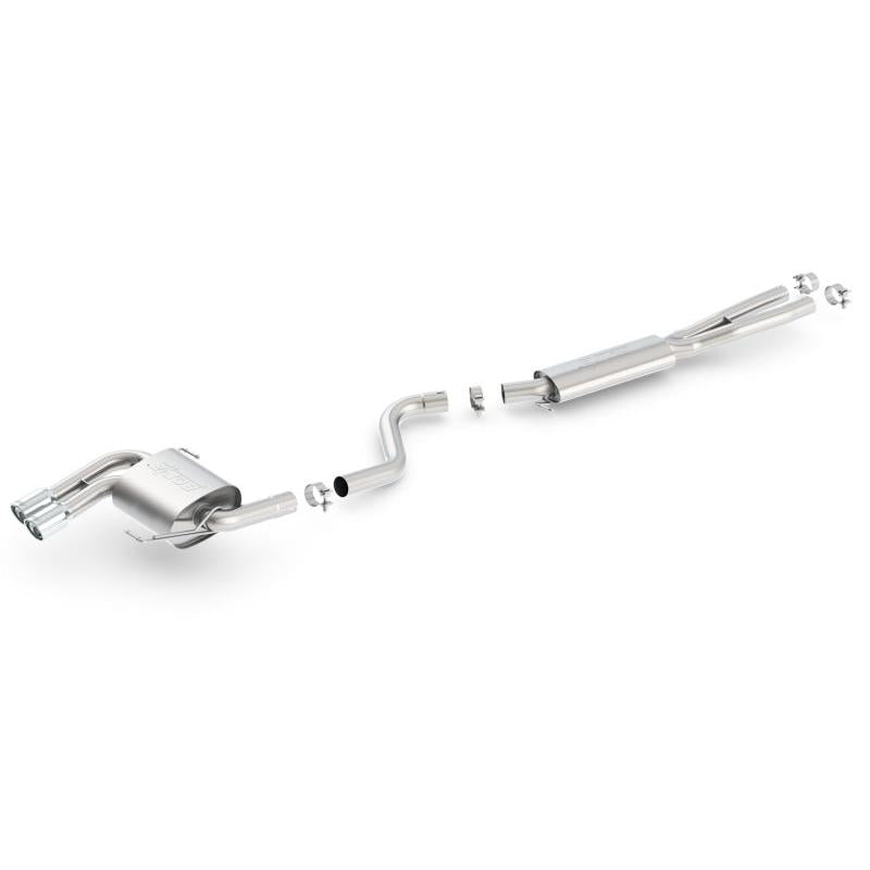 Borla Touring Cat-Back Exhaust - 2006-2012 BMW 328i Sdm E90 2.0L RWD