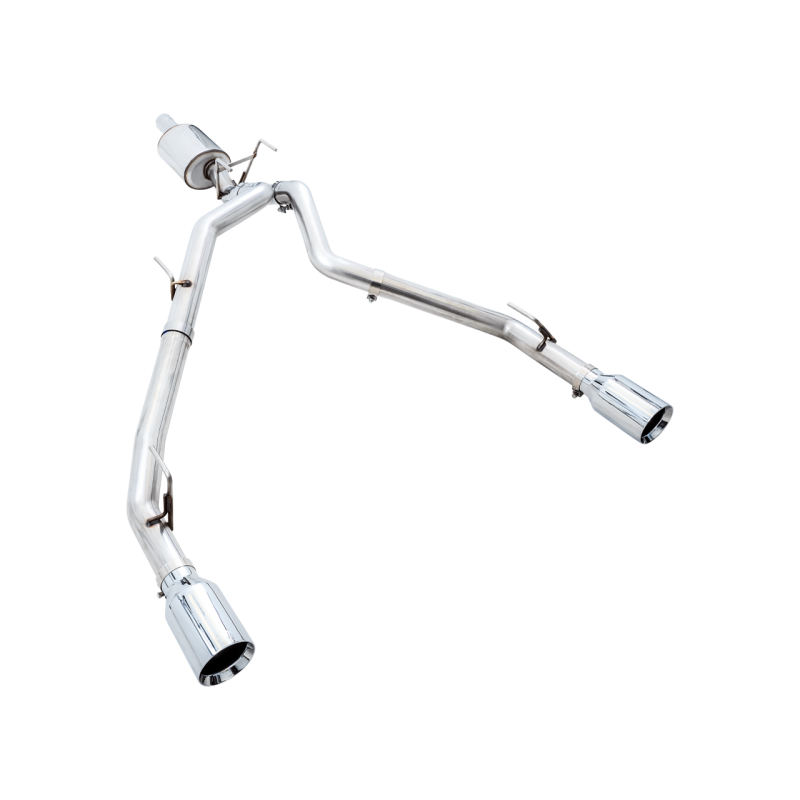 AWE Tuning 09-18 RAM 1500 5.7L (w/Cutouts) 0FG Dual Rear Exit Cat-Back Exhaust - Chrome Silver Tips