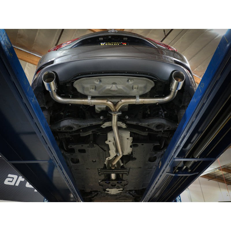 aFe Takeda 2-1/2in 304 SS Cat-Back Exhaust w/ Black Tips 14-18 Mazda 3 L4 2.0L/2.5L