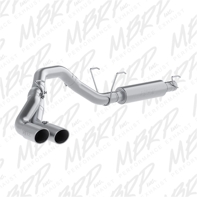 MBRP 14-16 Ram 2500/3500 6.4L 4in AL Single Side Dual Outlet Cat Back Exhaust - T1 Motorsports
