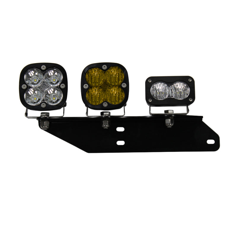 Baja Designs 17-18 F-150 Raptor Fog Light & Sportsmen Fog Pocket Kit - Amber - T1 Motorsports