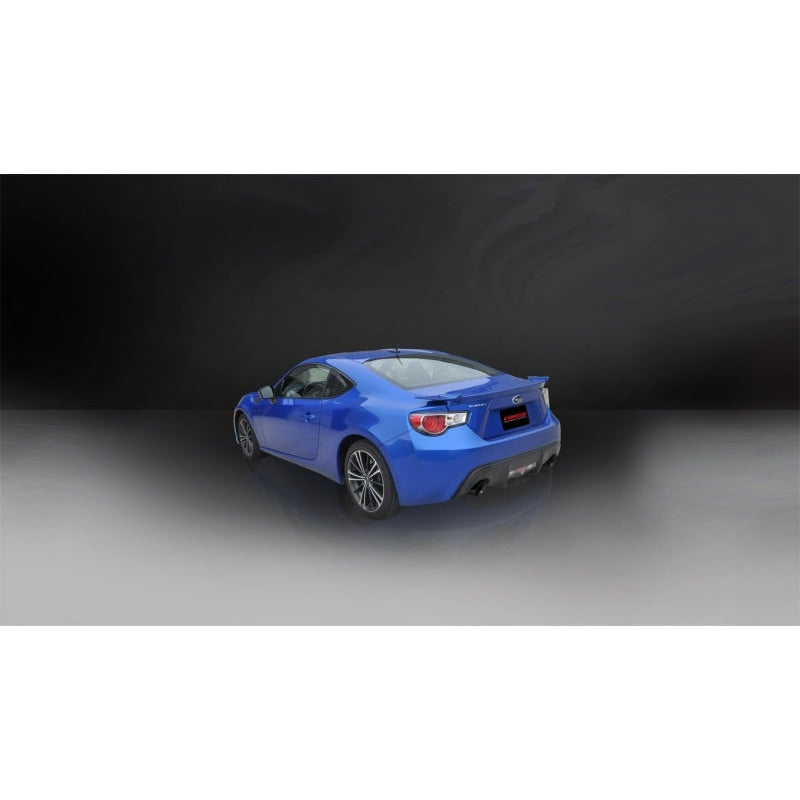 Corsa 12-14 Scion FRS / Subaru BRZ Black Tip Sport Cat-Back Exhaust
