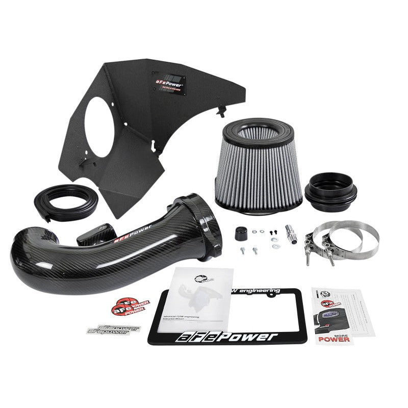 aFe Carbon Fiber Cold Air Intake System W/ Pro Dry S Filters - 21-23 Cadillac Escalade