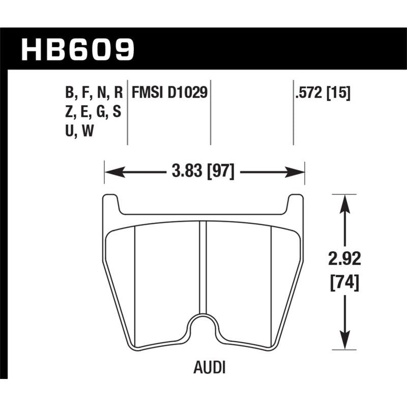 Hawk 08-11 Audi R8/07-08 RS4/03-04 RS6 / 02-03 VW Phaeton DTC-60 Front Race Brake Pads - T1 Motorsports