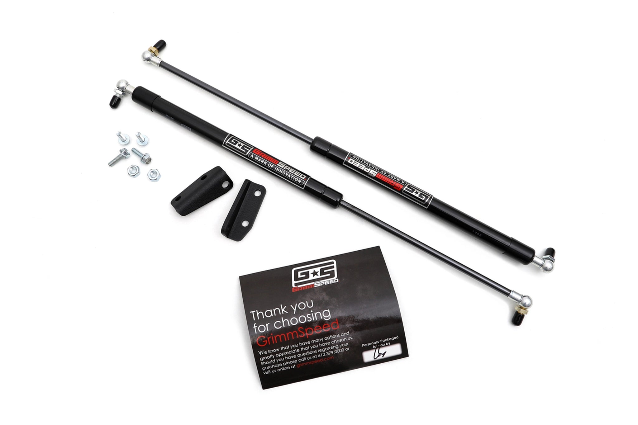 GrimmSpeed 08-14 Subaru Impreza WRX Hood Struts - T1 Motorsports