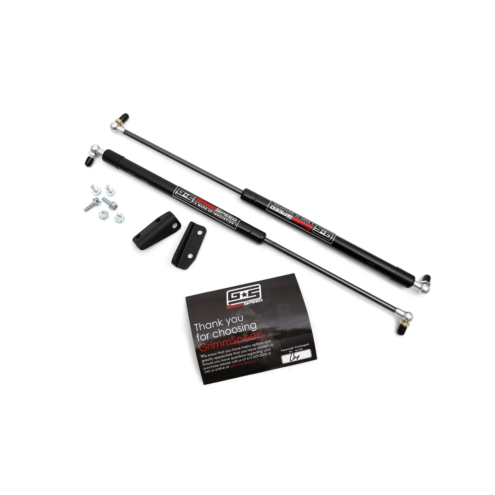 GrimmSpeed 08-14 Subaru Impreza WRX Hood Struts - T1 Motorsports
