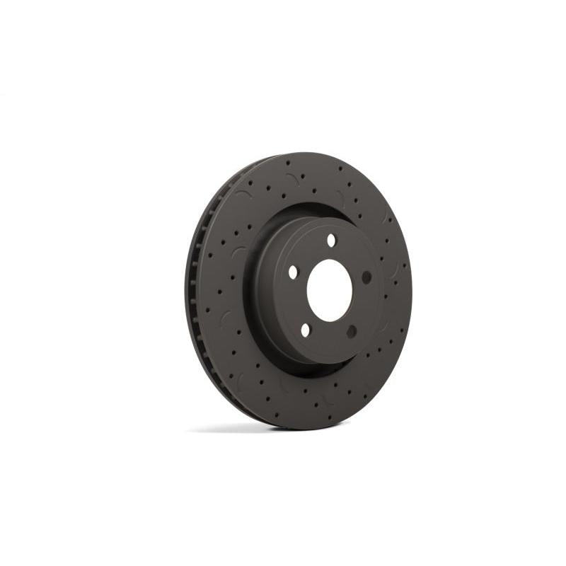 Hawk Talon 2005 Infiniti QX56 Akebono Front Caliper Drilled and Slotted Front Brake Rotor Set - T1 Motorsports