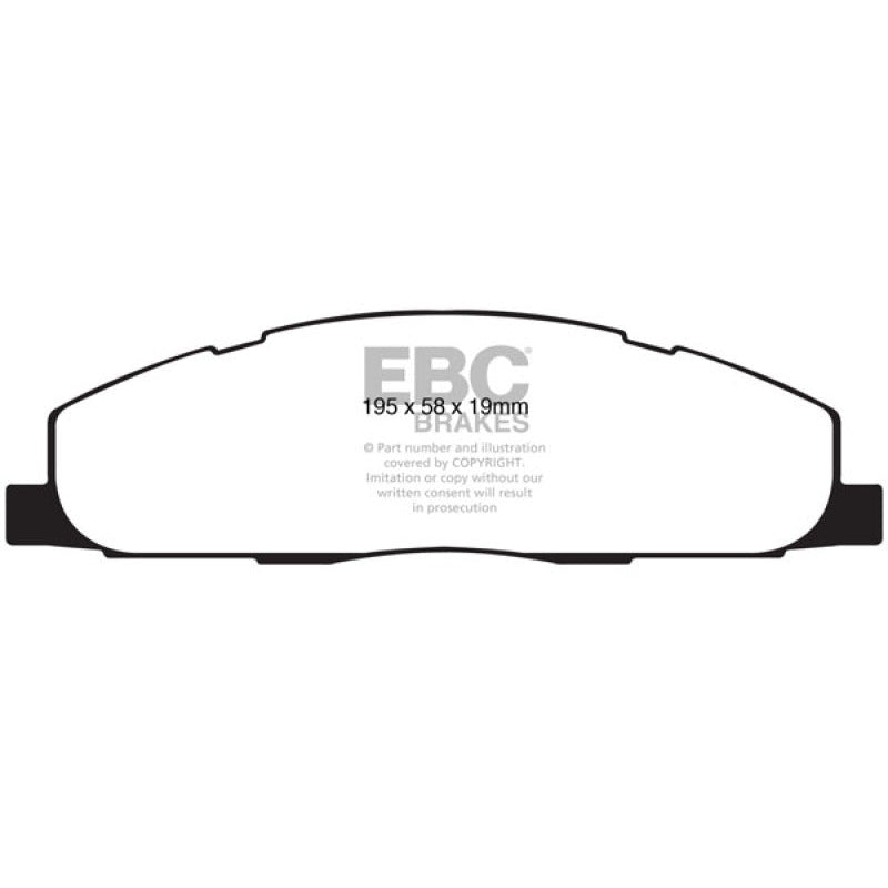 EBC 09-11 Dodge Ram 2500 Pick-up 5.7 2WD/4WD Extra Duty Rear Brake Pads - T1 Motorsports