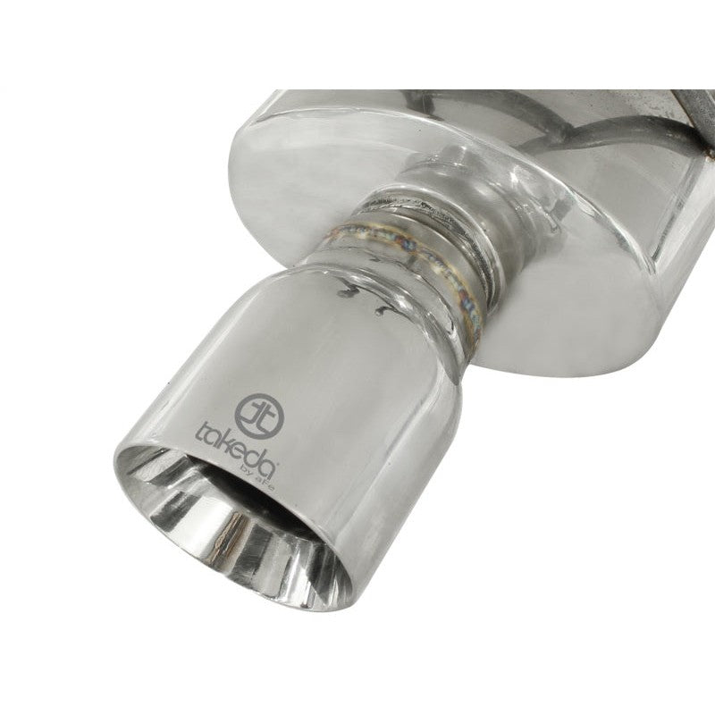 aFe Takeda Exhaust 2.5in Dia 304SS Axle-Back w/Polished Tip 06-11 Honda Civic EX Sedan L4 1.8L