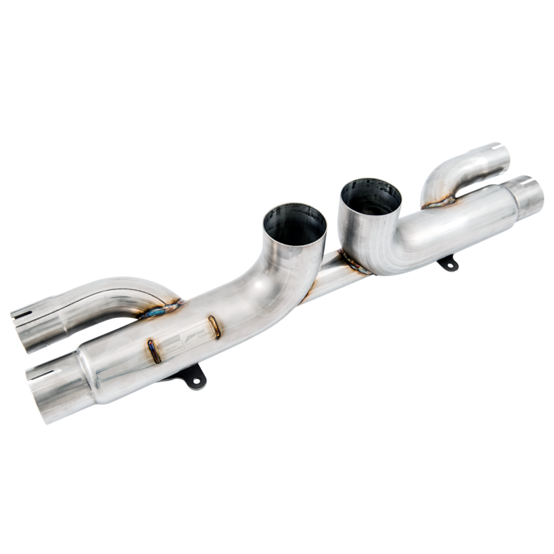 AWE Tuning Porsche 991 GT3 / RS Center Muffler Delete - Diamond Black Tips