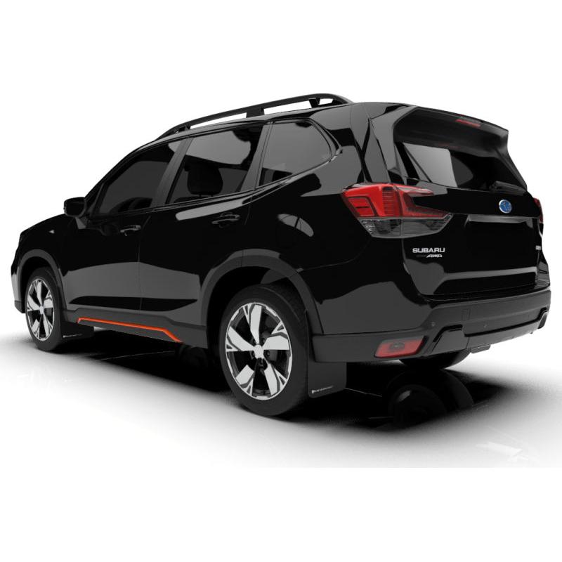 Rally Armor 19-21 Subaru Forester Black UR Mud Flap w/ White Logo