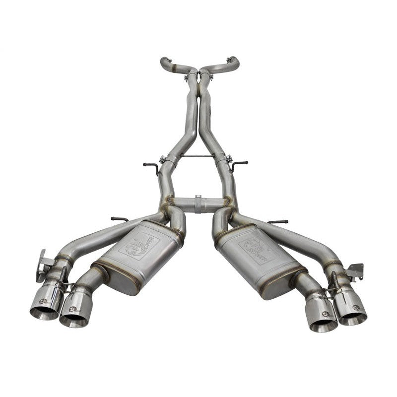 aFe MACHForce XP 3in 304 Stainless Steel Cat-Back Exhaust 16-17 Chevy Camaro SS V8-6.2L