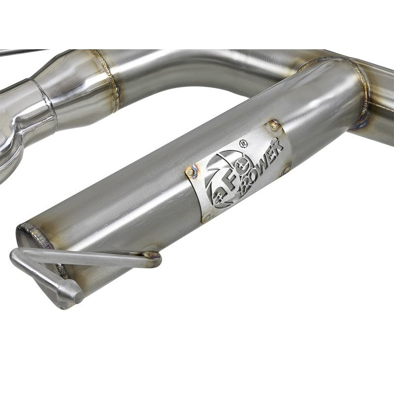aFe MACHForce XP 08-13 BMW 135i L6-2.0L N54/N55 3in. 304 SS Axle-Back Exhaust w/Polished Tips