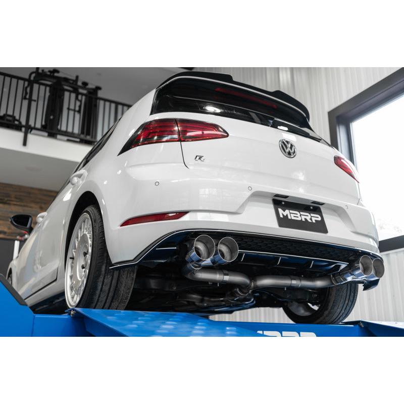 MBRP 15-19 VW Golf R 3in Cat Back Single Exit Exhaust Pro Series w/ Valve Delete - T304 - T1 Motorsports