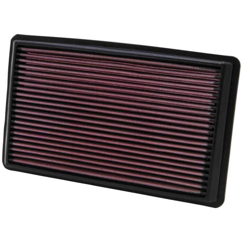 K&N 02-07 WRX/STi Drop In Air Filter 11in O/S Length / 6.563in O/S Width / 1.063in Height