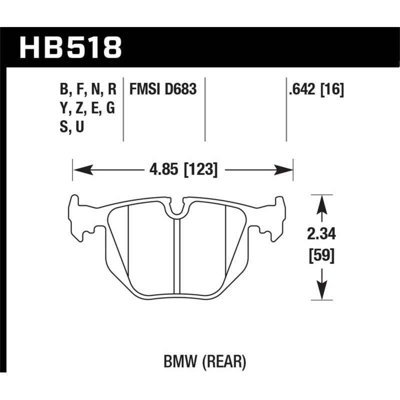 Hawk HP+ Street Brake Pads - T1 Motorsports