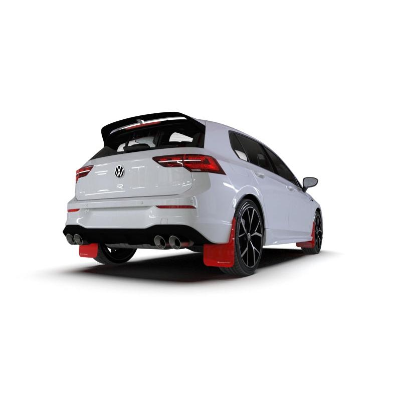 Rally Armor 2022 MK8 Volkswagen Golf GTI/R Black UR Mud Flap w/ Blue Logo