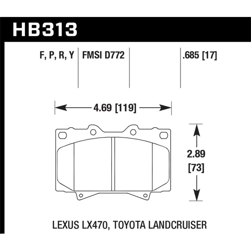 Hawk Super Duty Street Brake Pads - T1 Motorsports