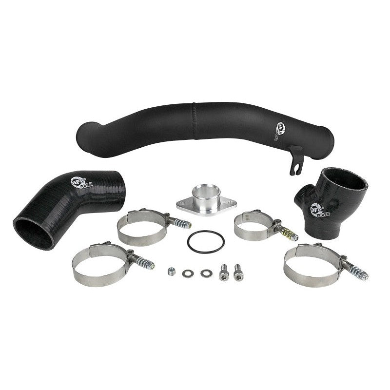 aFe BladeRunner 2.5in Aluminium Hot Side Charge Pipe 15-20 Subaru WRX 2.0T - Black - T1 Motorsports