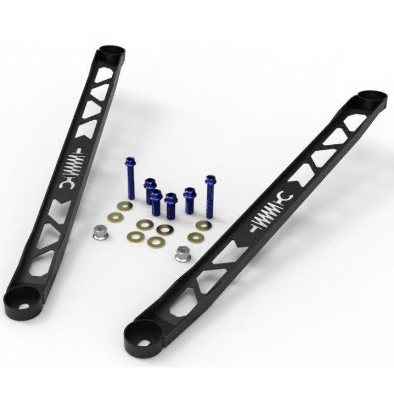 aFe CONTROL 304 Stainless Steel Front Suspension Strut Brace Black - Toyota GR Supra (A90) 20-21