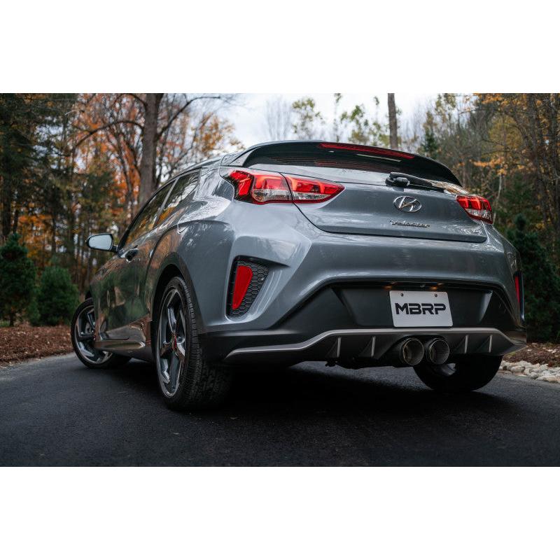 2019+ MBRP Hyundai Veloster Turbo Cat Back - Aluminized - T1 Motorsports