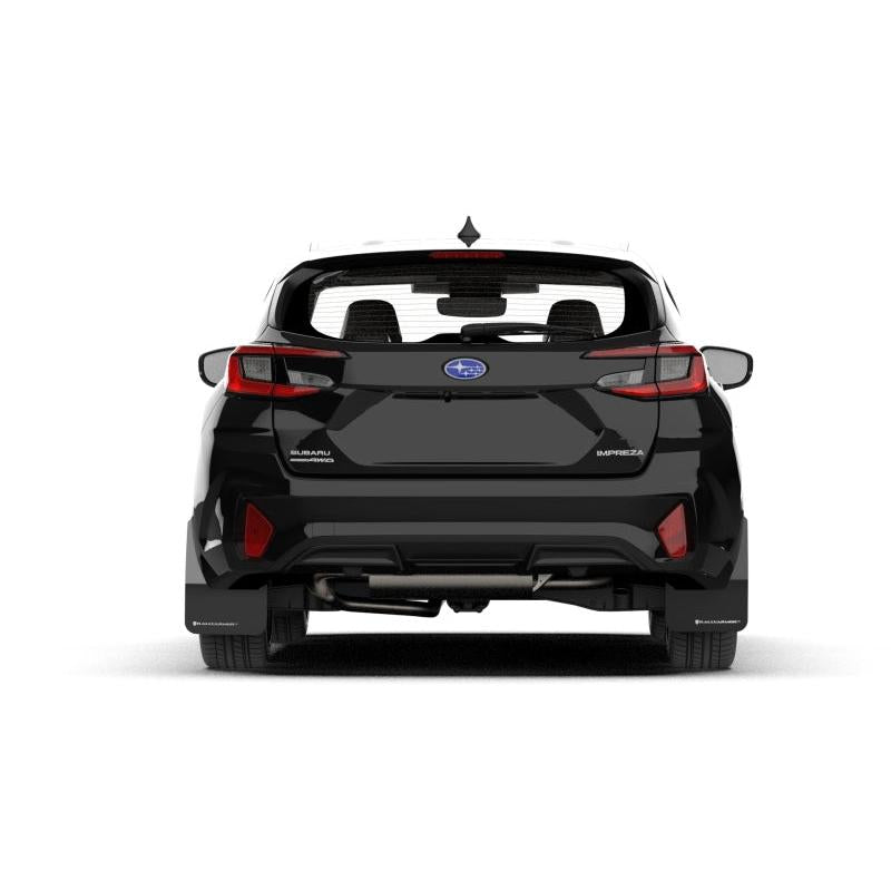 Rally Armor 2024 Subaru Impreza Black UR Mud Flap w/ White Logo