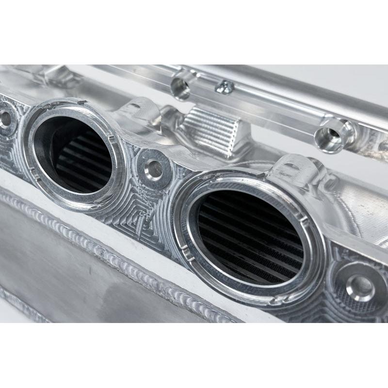 CSF Gen 2 B58 Race X Charge-Air-Cooler Manifold - Raw Billet Aluminum Finish