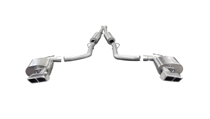 Corsa Xtreme Cat-Back Exhaust w/ Polished Exhaust - 2011-2013 Dodge Challenger SRT-8 6.4L V8 Auto