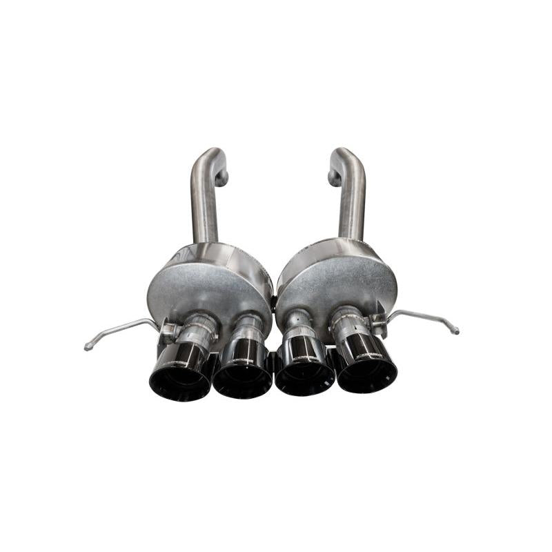 Corsa 2.75in Xtreme Axle-Back w/ Factory NPP & Quad Black Tips - 2015-2019 Chevrolet Corvette C7 Z06 6.2L