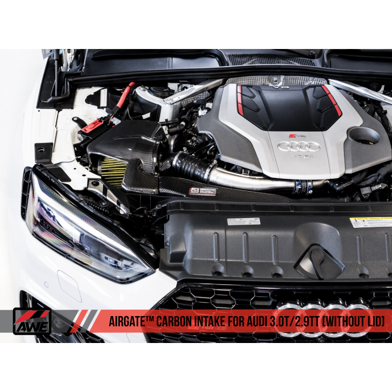 AWE Tuning Audi B9/B9.5 S4/S5/RS5 3.0T Carbon Fiber AirGate Intake w/ Lid