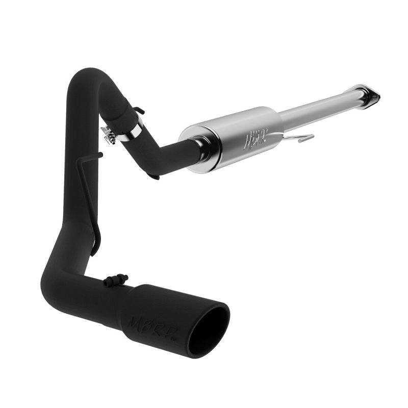 MBRP 2015 Ford F-150 2.7L / 3.5L EcoBoost 3in Cat Back Single Side Black Exhaust System - T1 Motorsports