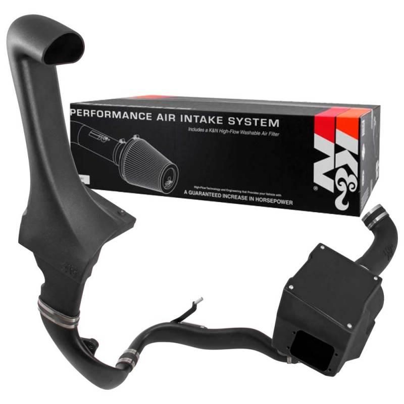 K&N 12-18 Jeep Wrangler 3.6L V6 Performance Intake Kit w/ Snorkel