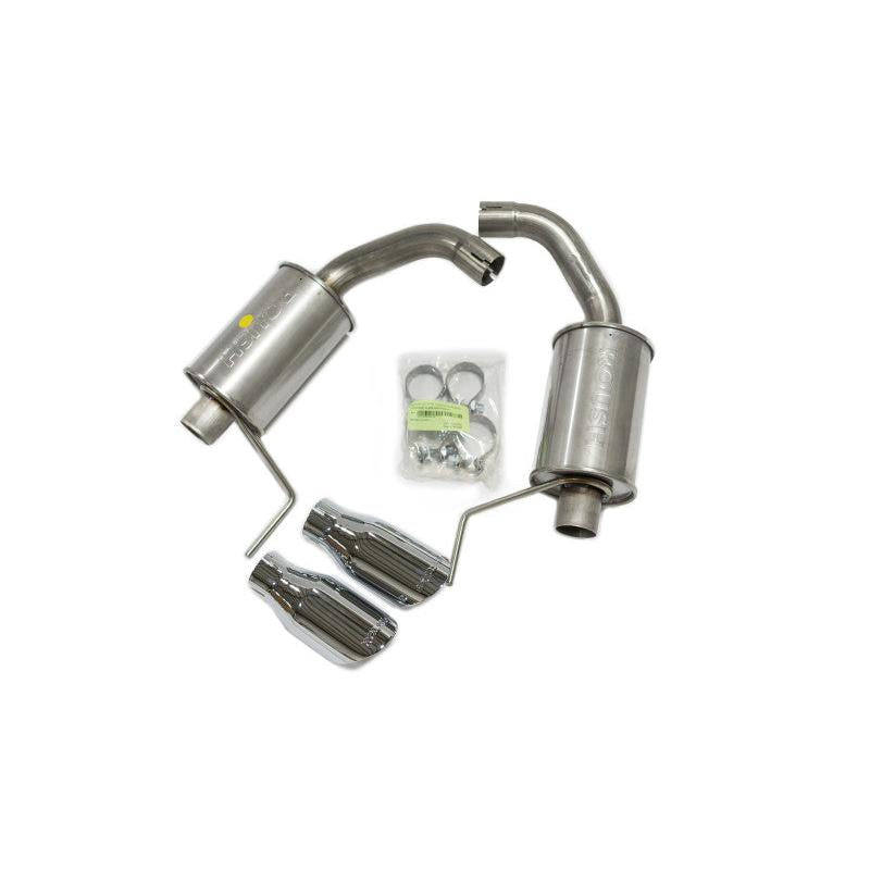 ROUSH 2015-2019 Ford Mustang 3.7L/2.3L V6/I4 Exhaust Kit w/ Round Tips