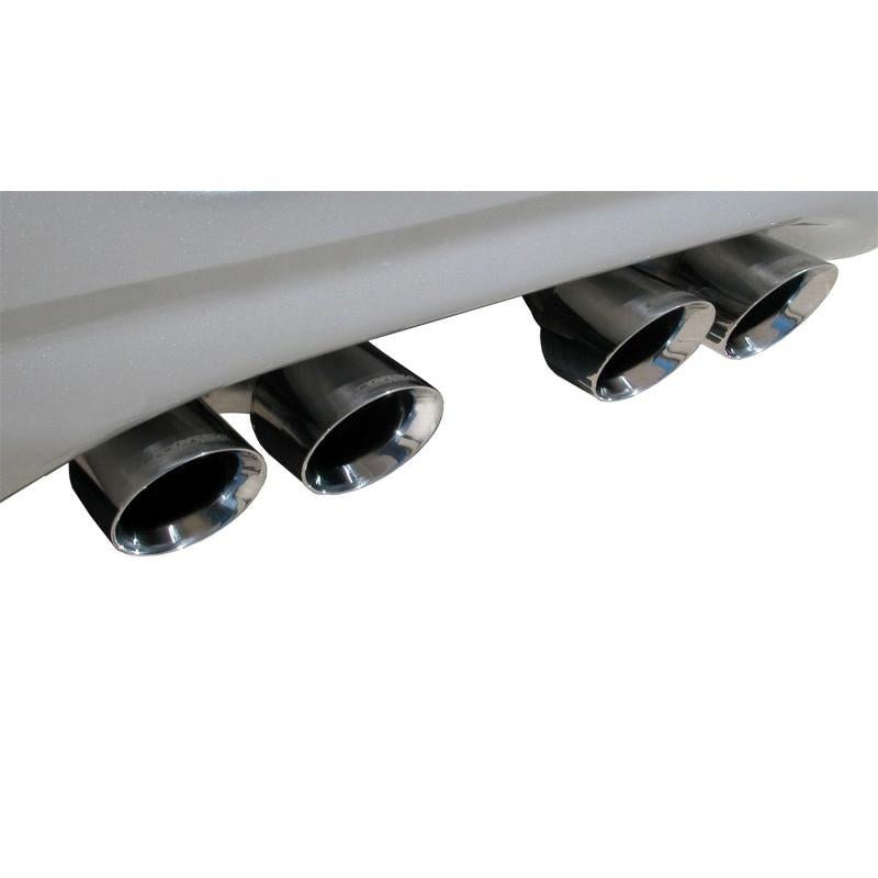 Corsa Sport Axle-Back Exhaust (Polished 3.5" Twin Tips) - 1997-2004 Chevrolet Corvette C5 Z06 5.7L V8