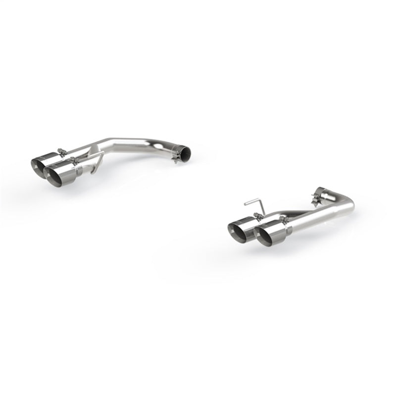 MBRP 18-20 Ford Mustang GT 2.5in T304 Non Active Dual Axle Back Exhaust System - 4in Dual Wall Tips - T1 Motorsports