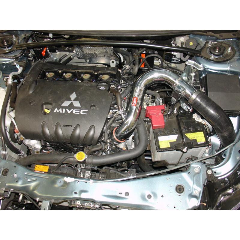 Injen 2015 Mitsubishi Lancer 2.4L 5spd w/o Xenon Headlights Polished Cold Air Intake - T1 Motorsports