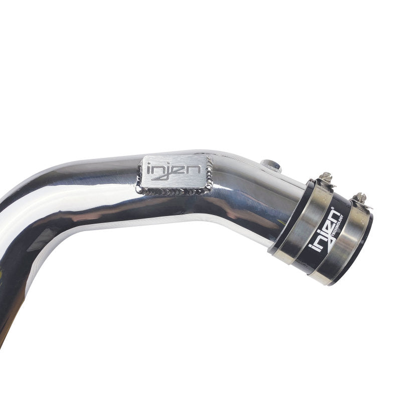 Injen 15-16 BMW M3 (F80) L6 Twin Turbo Polished Intercooler Charge Pipe w/ 1/8in Female NPT Bungs - T1 Motorsports