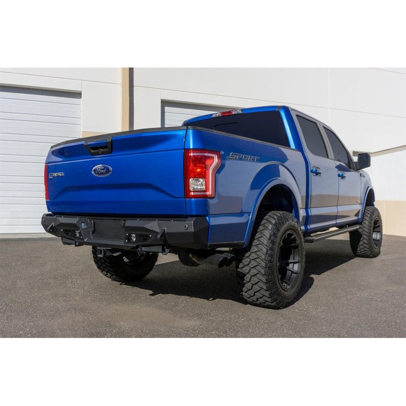 Addictive Desert Designs 15-18 Ford F-150 Stealth Fighter Rear Bumper w/ Backup Sensor Cutout