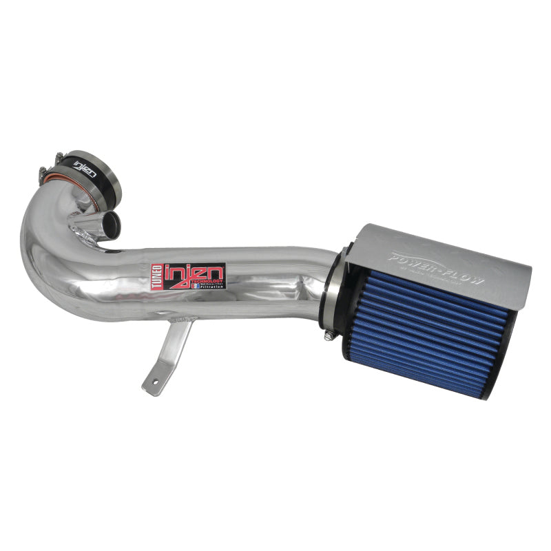 Injen 11 Ford Mustang GT V8 5.0L Power-Flow Polished Short Ram Air Intake w/ MR Tech & Heat Shield - T1 Motorsports