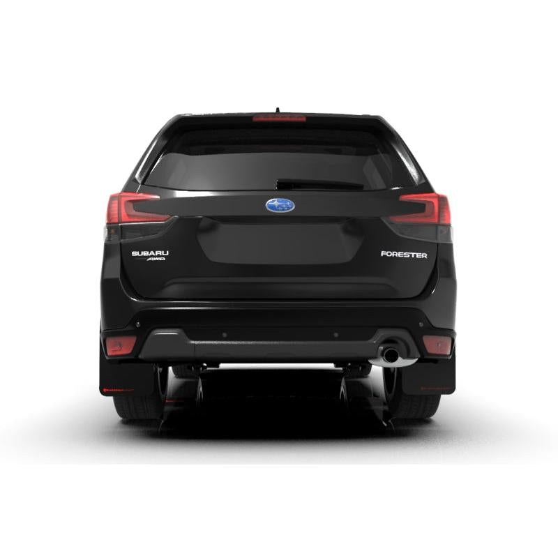 Rally Armor 19-21 Subaru Forester Black UR Mud Flap w/ Red Logo