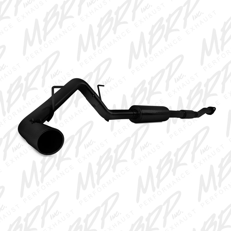 MBRP 11-14 Ford F150 3in Cat Back Single Side Exit Black Coated Exhaust System - T1 Motorsports
